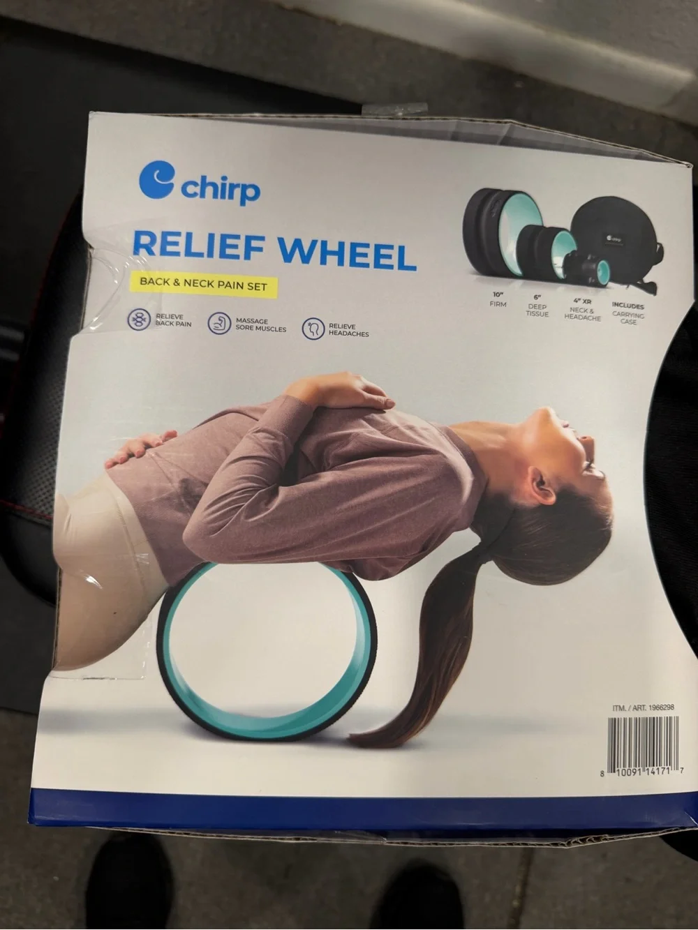 Chirp Wheel+ 3-pack with Travel Carrying Case
